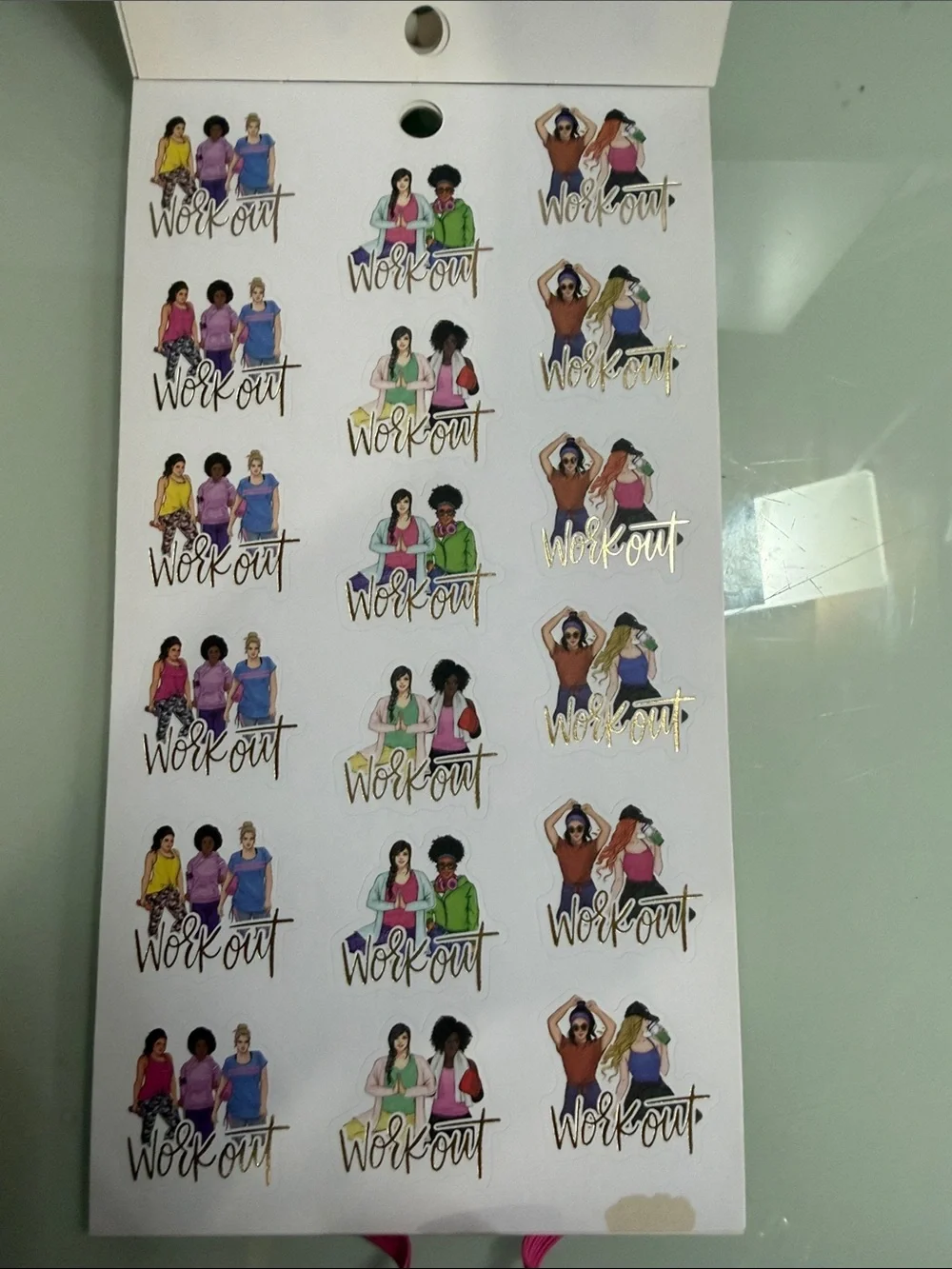 The Happy Planner Fitness Sticker Pack - Multicolor